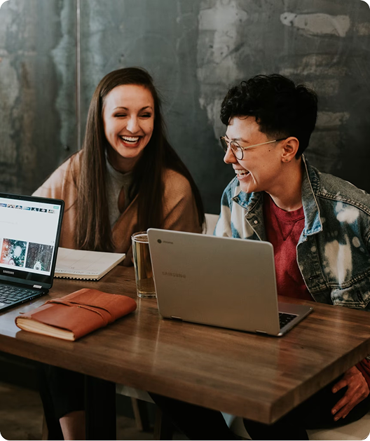 Students learning together